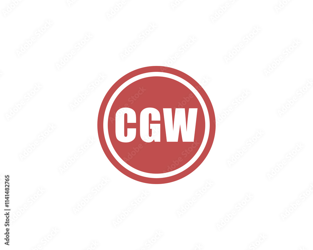CGW logo design vector template. CGW CGW logo design vector template. CGW