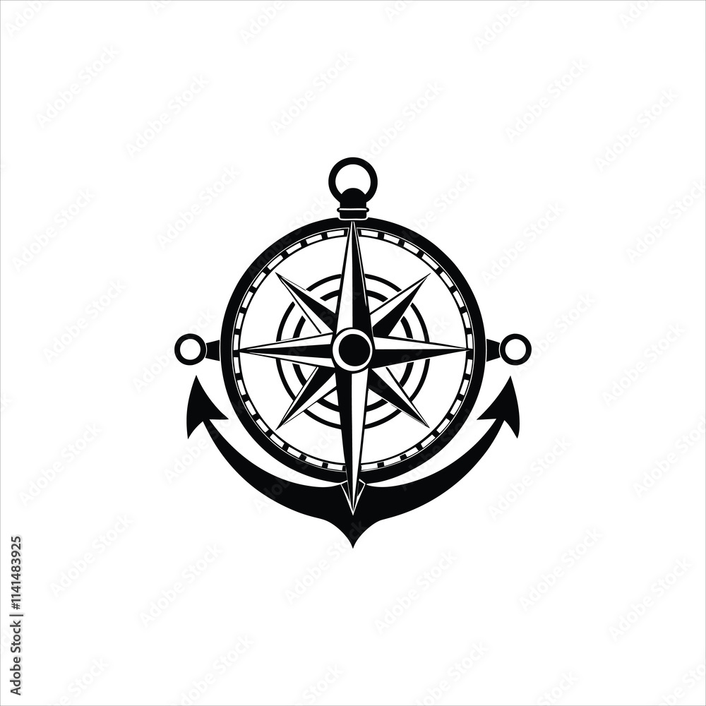 Fototapeta premium Oceanic Wonders Maritime Clipart Vector Illustration