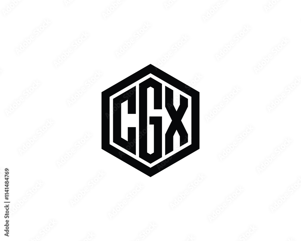 CGX Logo design vector template. CGX CGX Logo design vector template. CGX