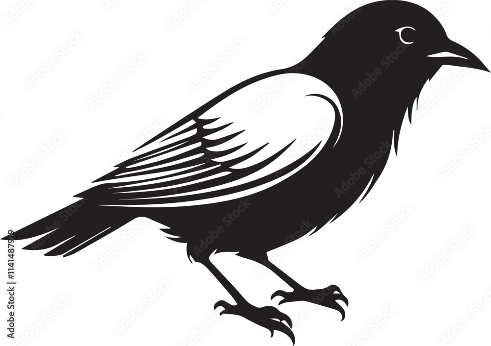 Naklejka premium silhouette of a bird