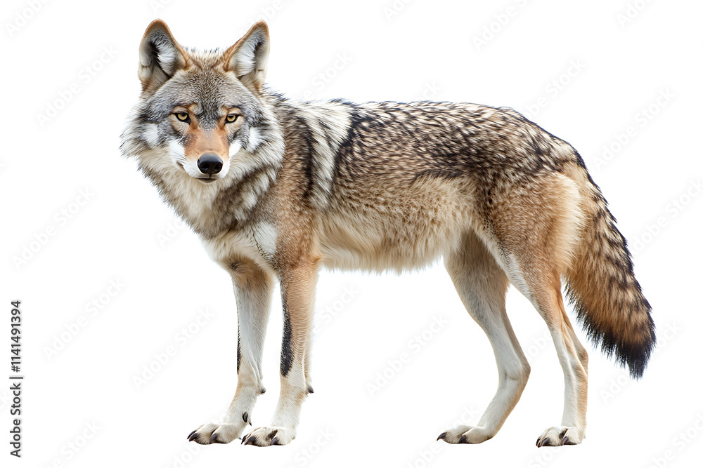 Fototapeta premium wolf isolated on white