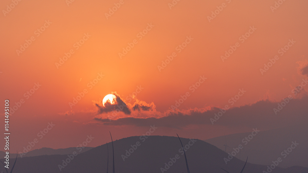 Fototapeta premium sunset sun