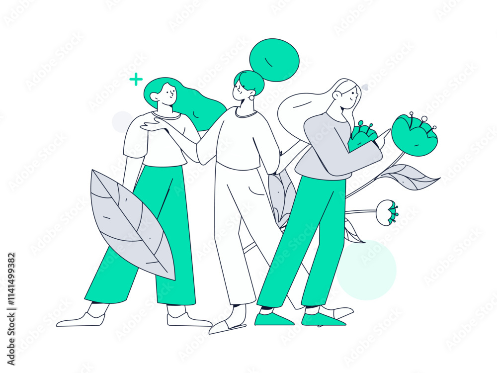 3.12 International Women's Day professional women flat character vector concept operation hand drawn illustration
3.12 International Women's Day professional women flat character vector concept operation hand drawn illustration