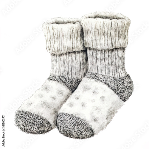Wallpaper Mural Cozy wool socks in winterwear style, perfect for warmth and comfort Torontodigital.ca