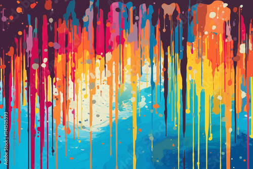 Obraz na płótnie abstract colorful background w salonie