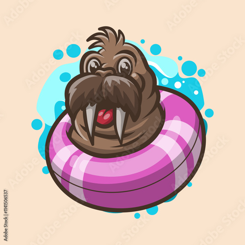 Cute Seal Mascot Vector Illustration Great for your brand business