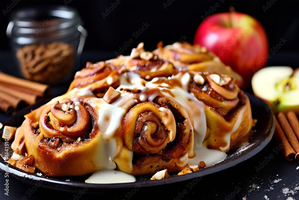 32 spiced apple cinnamon rolls 32 spiced apple cinnamon rolls