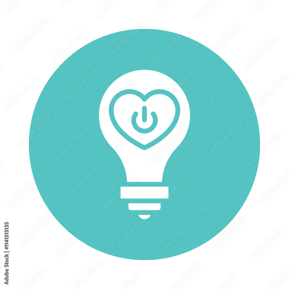 Love Power Vector Gylph Icon. Eps 10 file Love Power Vector Gylph Icon. Eps 10 file