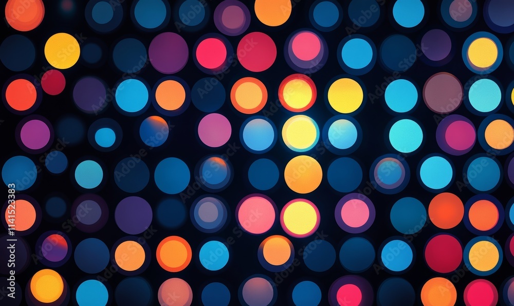 dot pattern with alternating bright and dark hues, Generative AI dot pattern with alternating bright and dark hues, Generative AI