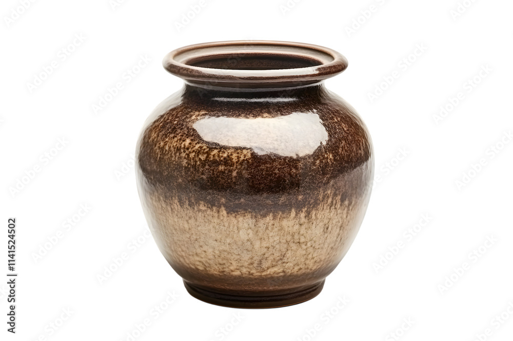 ceramic jar isolated on transparent background, cut out, PNG ceramic jar isolated on transparent background, cut out, PNG