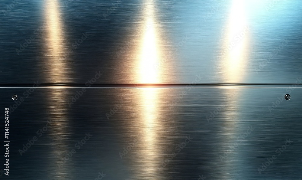 Obraz premium surface with light reflections and brushed textures, Generative AI