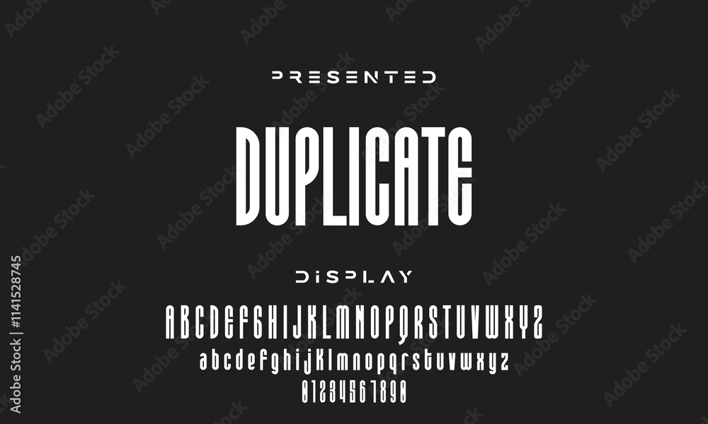 Abstract modern urban alphabet fonts. Typography sport, technology, fashion, digital, future creative logo font.
