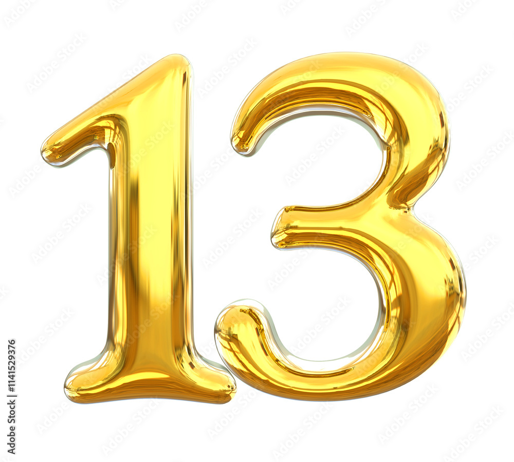 Gold Number 13 Gold Number 13