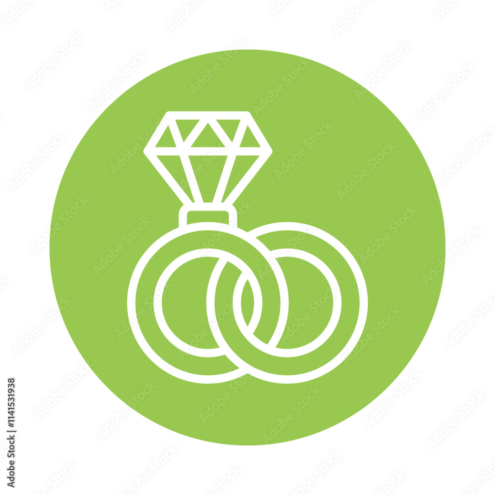Diamond Ring Vector Gylph Circle Icon. Eps 10 file Diamond Ring Vector Gylph Circle Icon. Eps 10 file