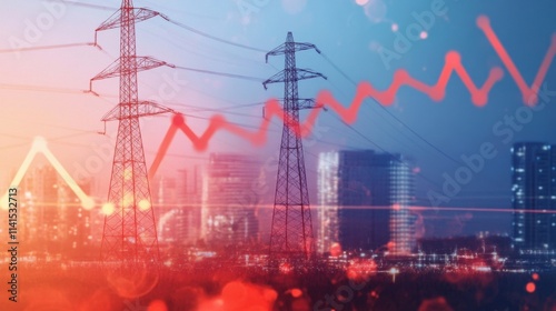 Visual representation of electricity prices during the global energy crisis.