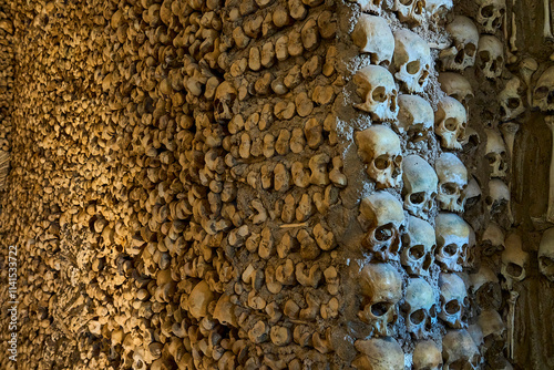 Quadro em tela The Chapel of Bones located in the city of Evora, Portugal.