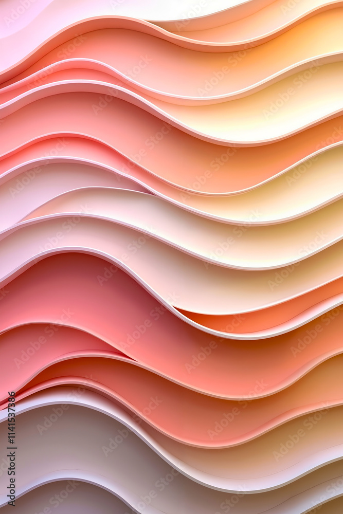 Obraz premium A close up of a wall with a bunch of paper strips on it