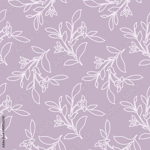 Floral stripe flower repeat pattern vector file one color floral cute allover. Cute floral pattern perfect for clothing, textile, wrapping, background, wallpaper.