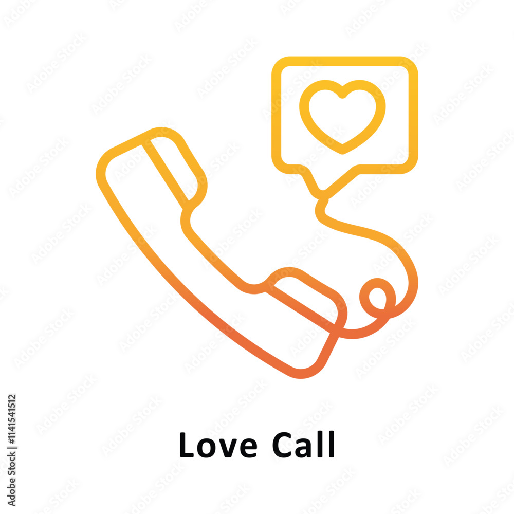 Love Chat Vector Gradient Icon. Eps 10 file Love Chat Vector Gradient Icon. Eps 10 file