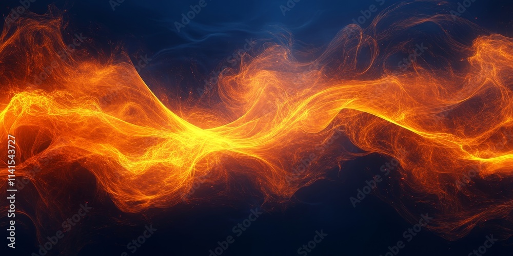 Abstract lines forming a radiant maze of flowing energy. Generative AI Abstract lines forming a radiant maze of flowing energy. Generative AI