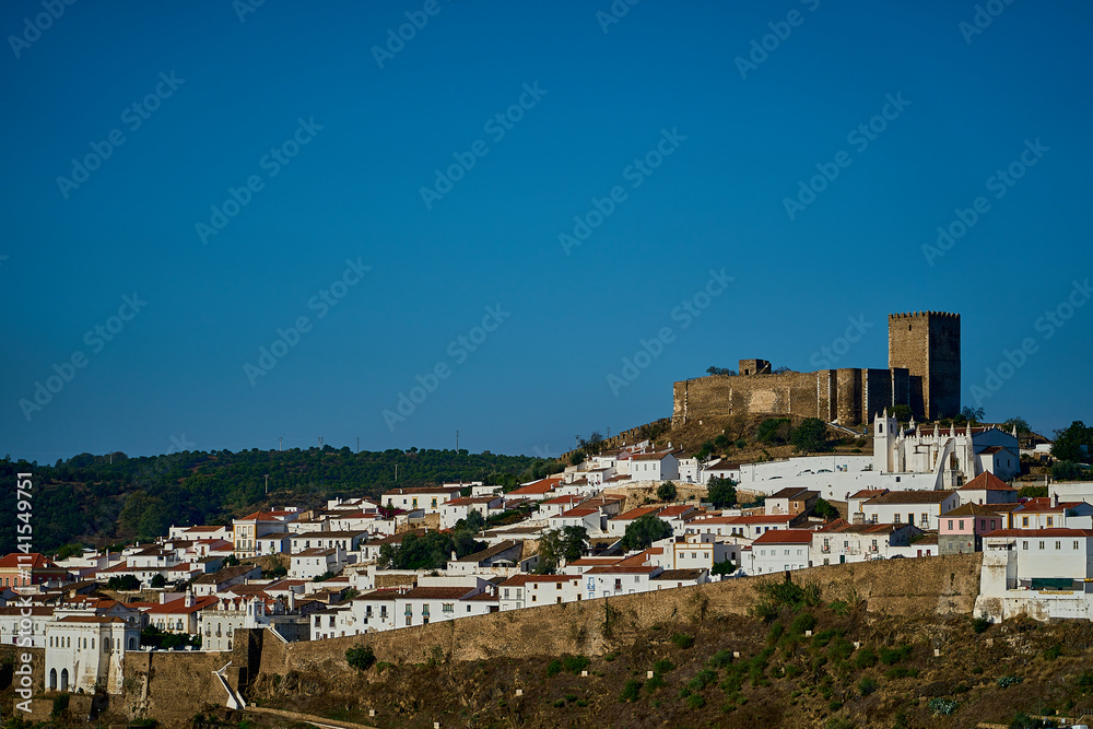 old town of the historic city of Mertola. old town of the historic city of Mertola.