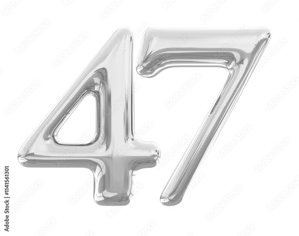 Silver Number 47 Silver Number 47
