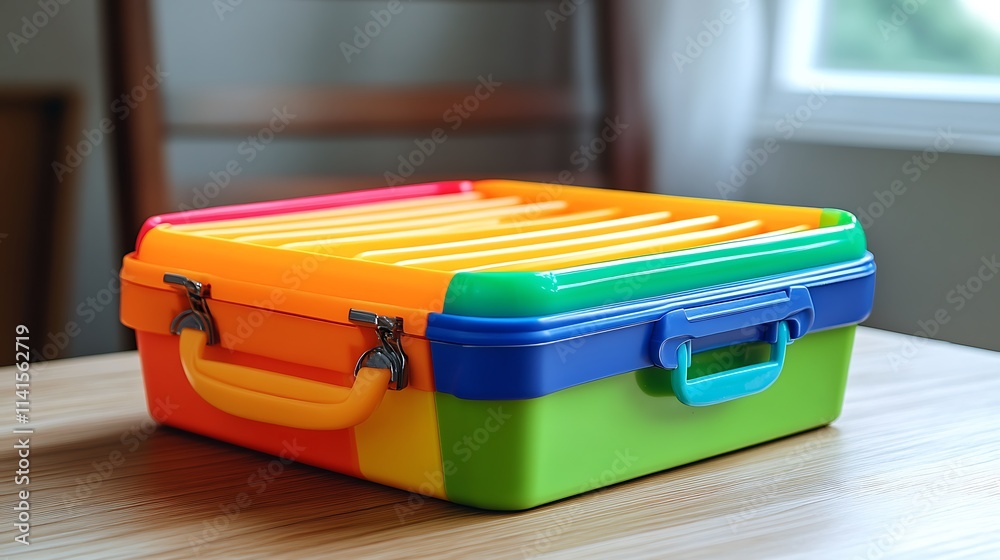 Education carry preschool case bright container the school year Education carry preschool case bright container the school year