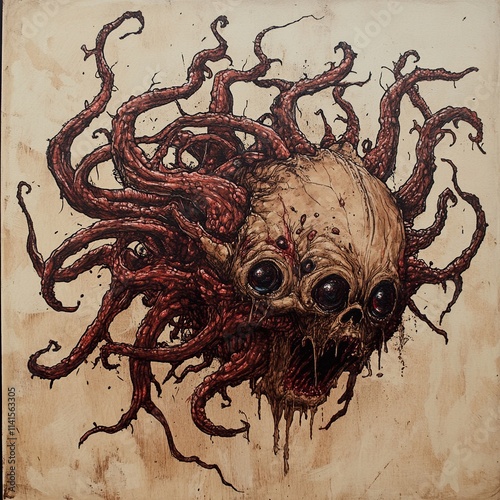 Cosmic Horror: A Grotesque Creature of the Night