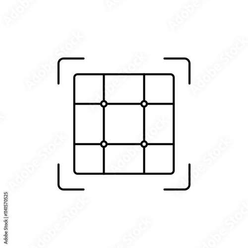 Grid Layout Outline Icon shows the layout structure.