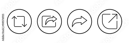 Free Download Share icon vector isolated on white background. Share vector icon - GFXLoad