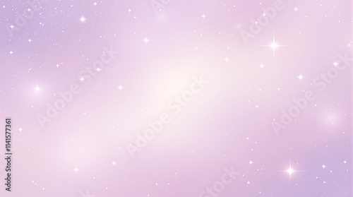 Dreamy Celestial Stars Gradient Abstract Desktop Background