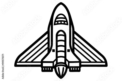 Space Shuttle  Detailed Wings and Boosters in Focus