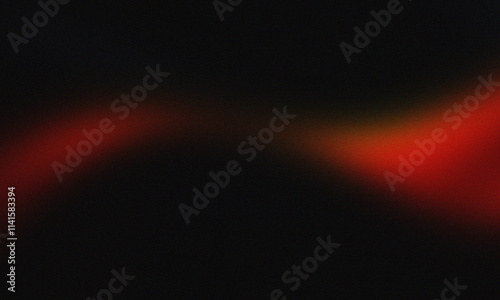 black background red light