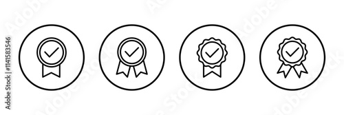 Achieve icon vector isolated on white background. Award vector icon. medal Vector icon . Achievement. stamp