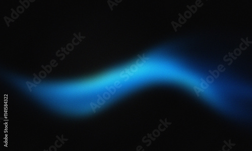 black background, blue light