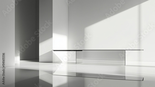 Wallpaper Mural Modern Corporate Office Background with Premium Copy Space Torontodigital.ca