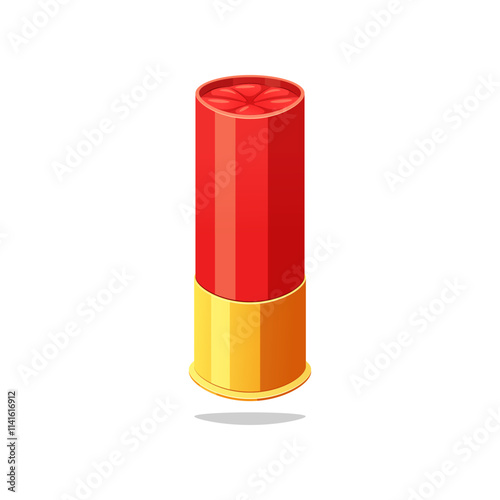 Shotgun Shells vector Isolated on white background.