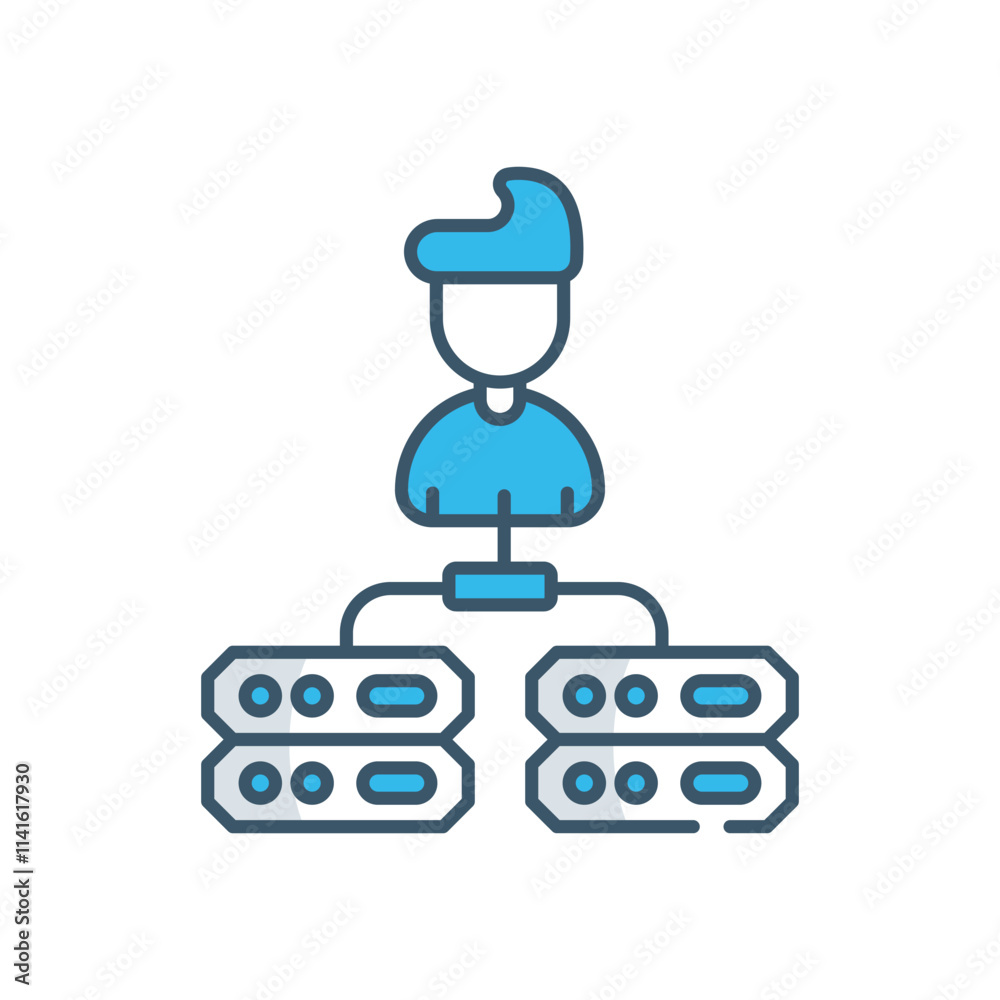 User Network vector icon User Network vector icon