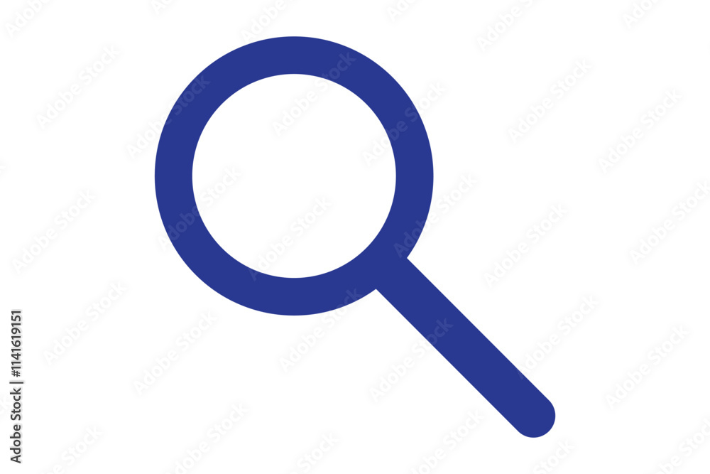 Magnifying glass simple icon. Vector Magnifying glass simple icon. Vector