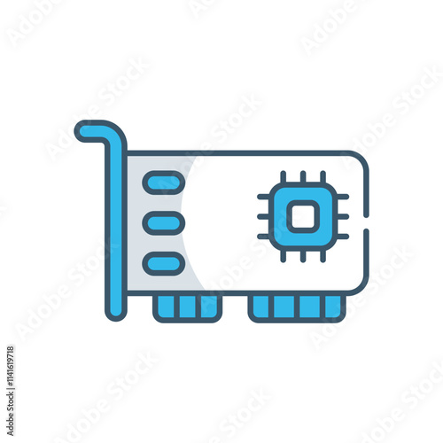 Network Interface Card vector icon