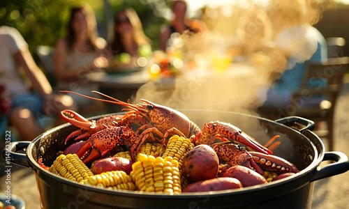 Summer Lobster Boil with Friends