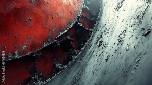 Abstract Grunge Red and Grey Texture Background photo