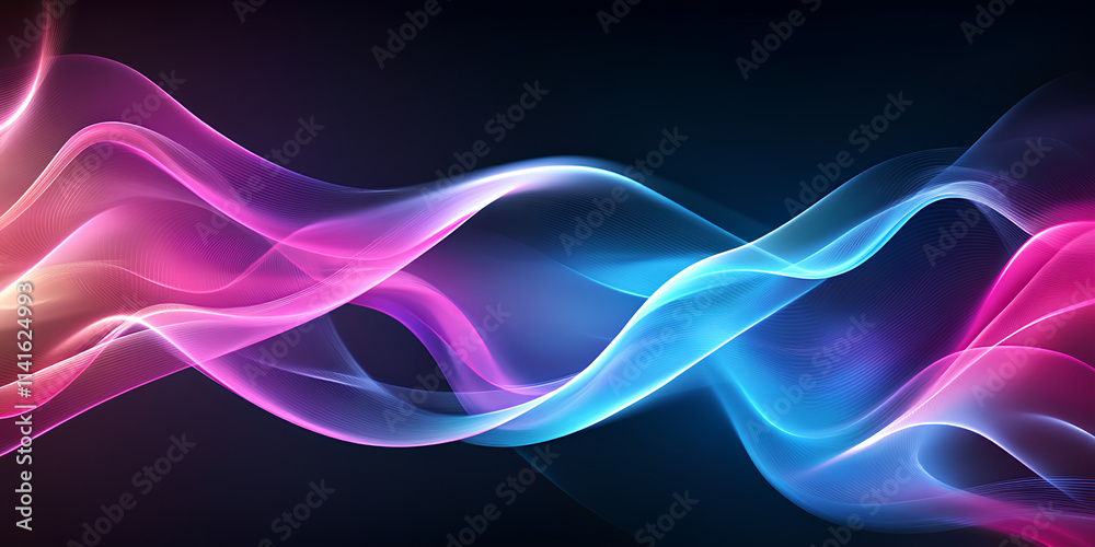 Swirling vibrant colourful fluid background or wallpaper with purple, pink and yellow hues on a black background Swirling vibrant colourful fluid background or wallpaper with purple, pink and yellow hues on a black background