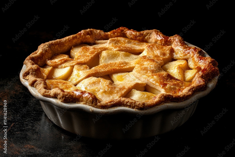 Homemade pie crust in pie plate. Cooking apple pie, dark background Homemade pie crust in pie plate. Cooking apple pie, dark background
