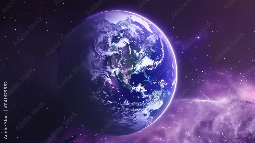 Purple spacenebula sky purple galactic background