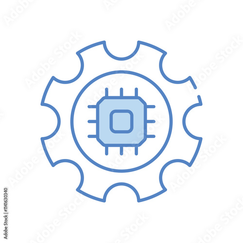 Chip Setting vector icon
