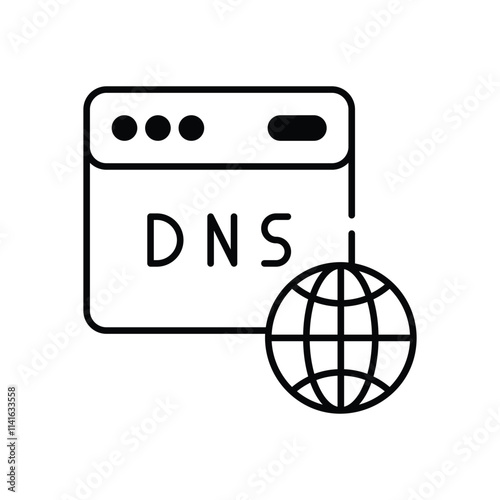 DNS Server vector icon