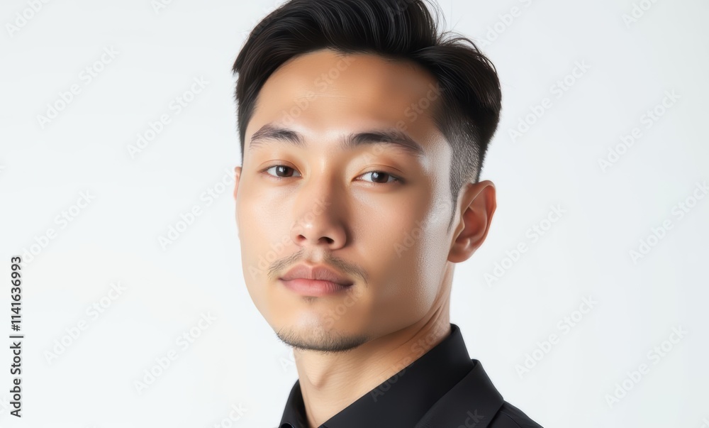 Stylish Asian man in formal attire Stylish Asian man in formal attire