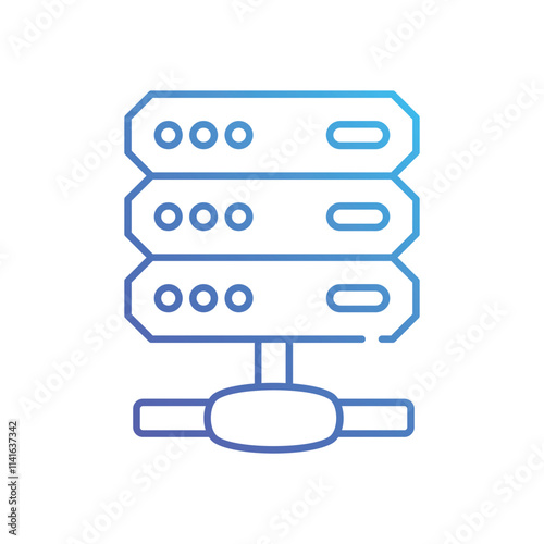 Server Connection vector icon