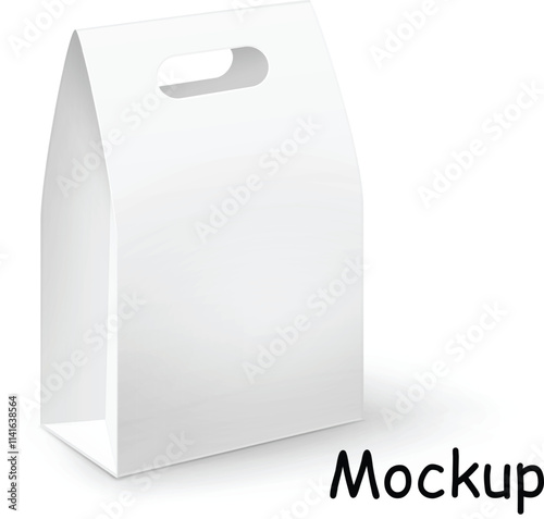 White Package Box Packaging Design Concept